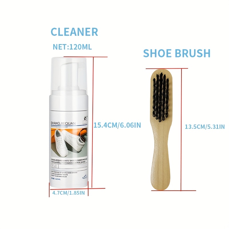 [水なし汚れ落とし]スポーツシューズクリーナー ブラシ付き  - Sneaker Care Foam のレビューと価格