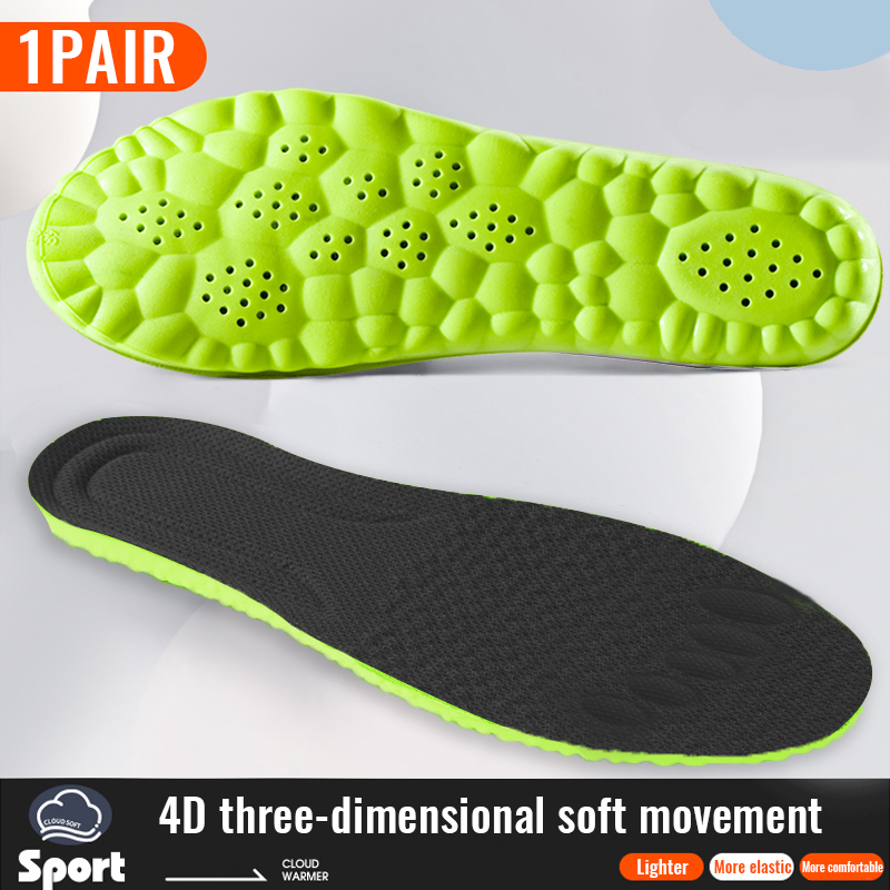 1 ペアのメモリーフォームインソール靴用男性女性ナノ抗菌マッ - Sneaker Care Foam のレビューと価格