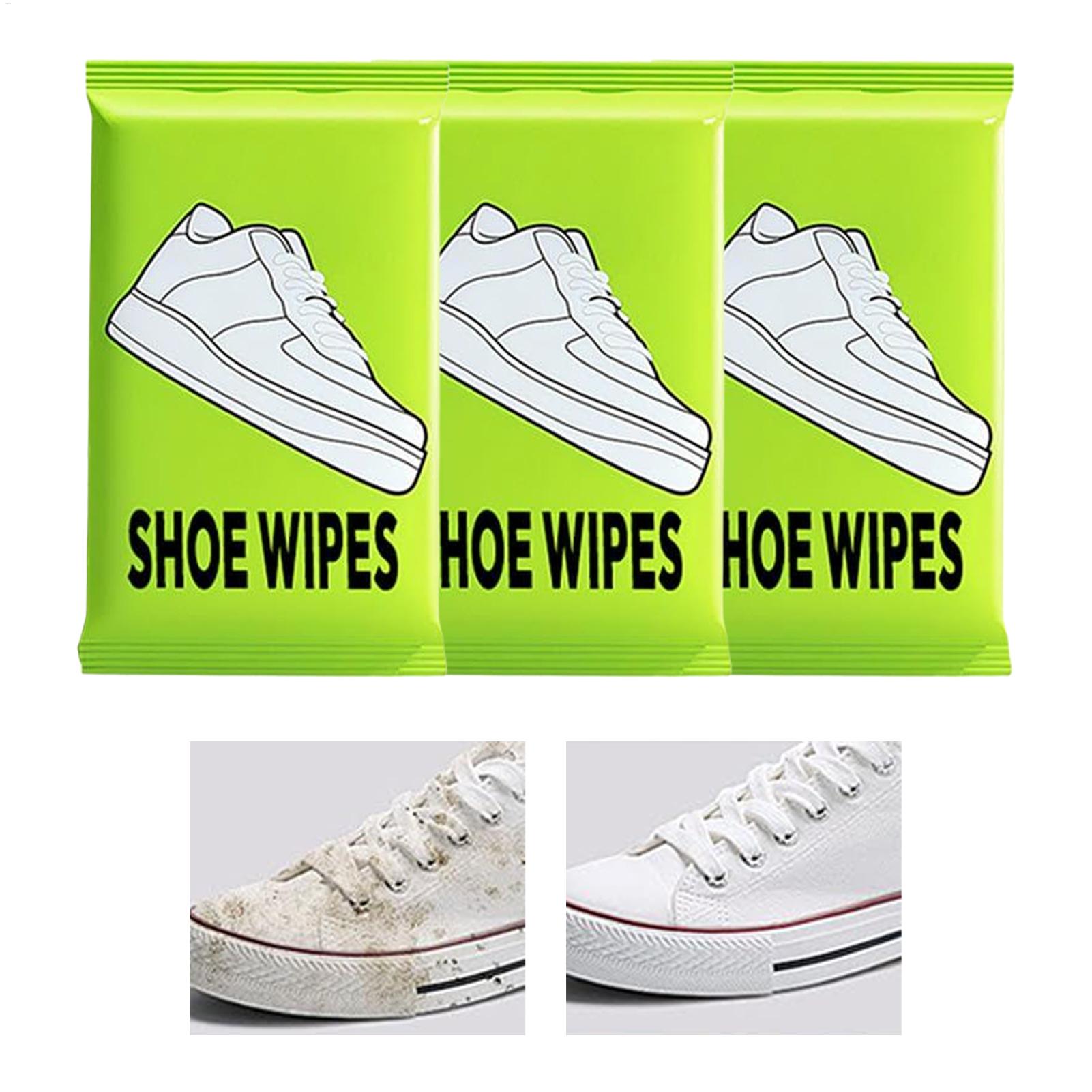 3袋入り シューズクイッククリーンワイプ 携帯用 白靴クリー - Sneaker Care Wipes のレビューと価格
