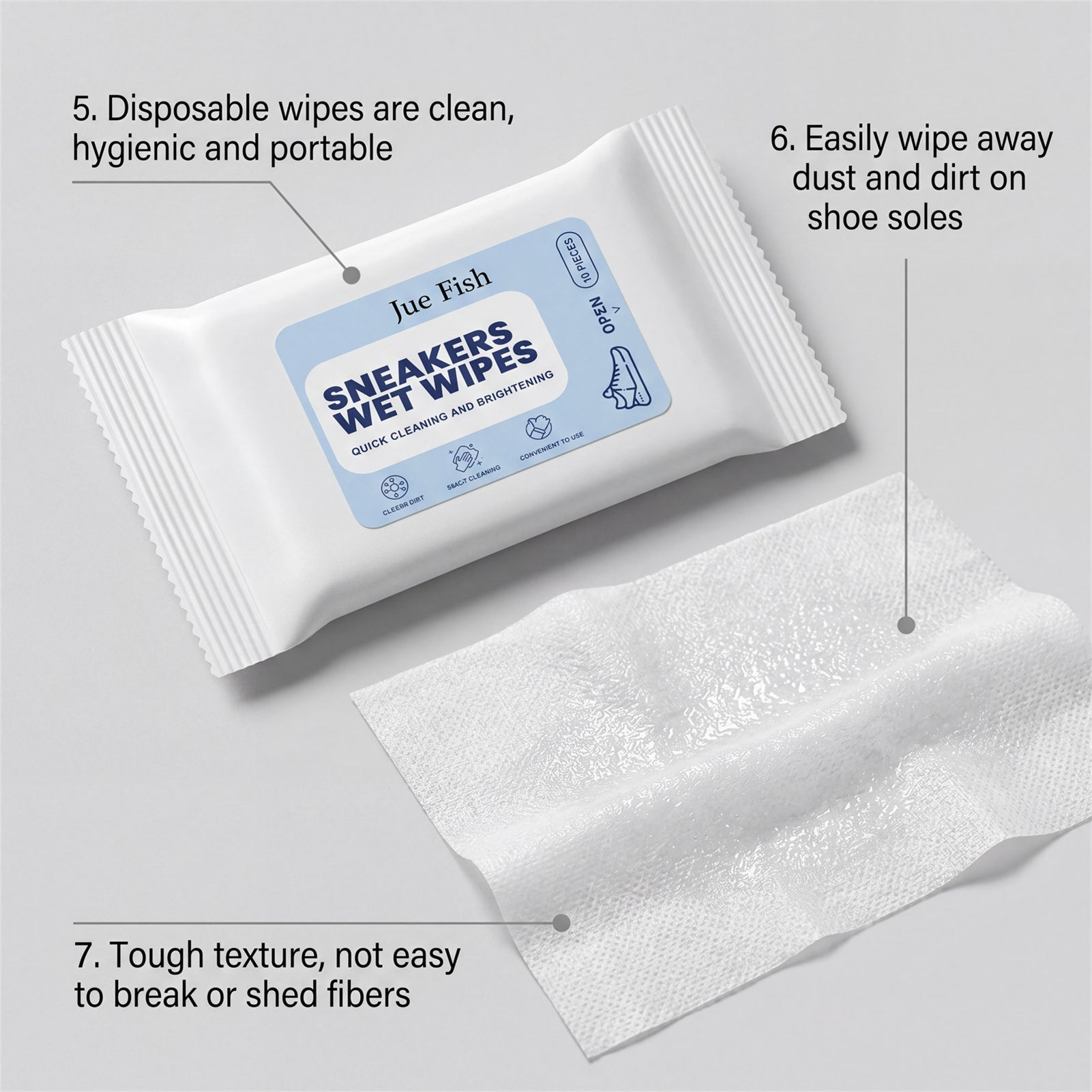 靴用クリーニングワイプ 携帯用 旅行に最適 スニーカー愛好家 - Sneaker Care Wipes のレビューと価格
